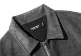 セイントペイン(SAINTPAIN)   SP SUEDE ZIP TRUCKER JACKET-CHARCOAL
