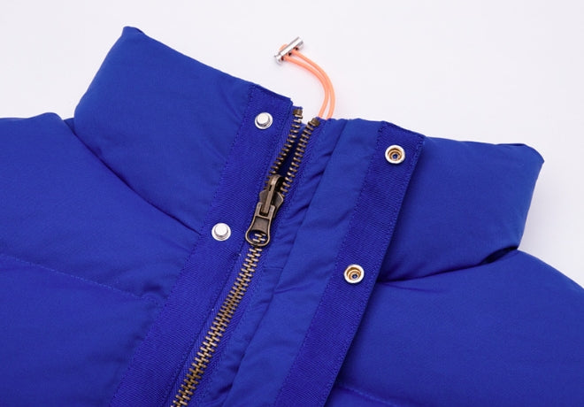 ブラックブロンド(BLACKBLOND) BBD Patch Duck Down Short Padding Jacket (Blue)