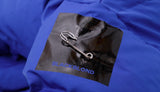 ブラックブロンド(BLACKBLOND) BBD Patch Duck Down Short Padding Jacket (Blue)