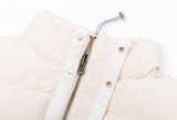 ブラックブロンド(BLACKBLOND) BBD Patch Duck Down Short Padding Jacket (Ivory)