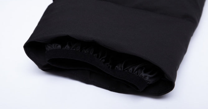 ブラックブロンド(BLACKBLOND) BBD Patch Duck Down Short Padding Jacket (Black)