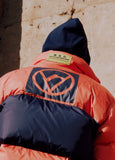 オベルー(OVERR) ESSAY.5 OVR LOGO PRINTING ORANGE PADDING