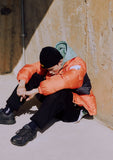オベルー(OVERR) ESSAY.5 OVR LOGO PRINTING ORANGE PADDING