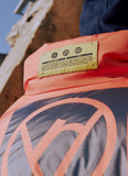 オベルー(OVERR) ESSAY.5 OVR LOGO PRINTING ORANGE PADDING