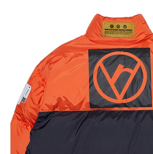 オベルー(OVERR) ESSAY.5 OVR LOGO PRINTING ORANGE PADDING