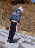 オベルー(OVERR) ESSAY.5 OVR LOGO PRINTING NAVY PADDING