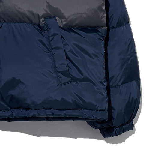 オベルー(OVERR) ESSAY.5 OVR LOGO PRINTING NAVY PADDING
