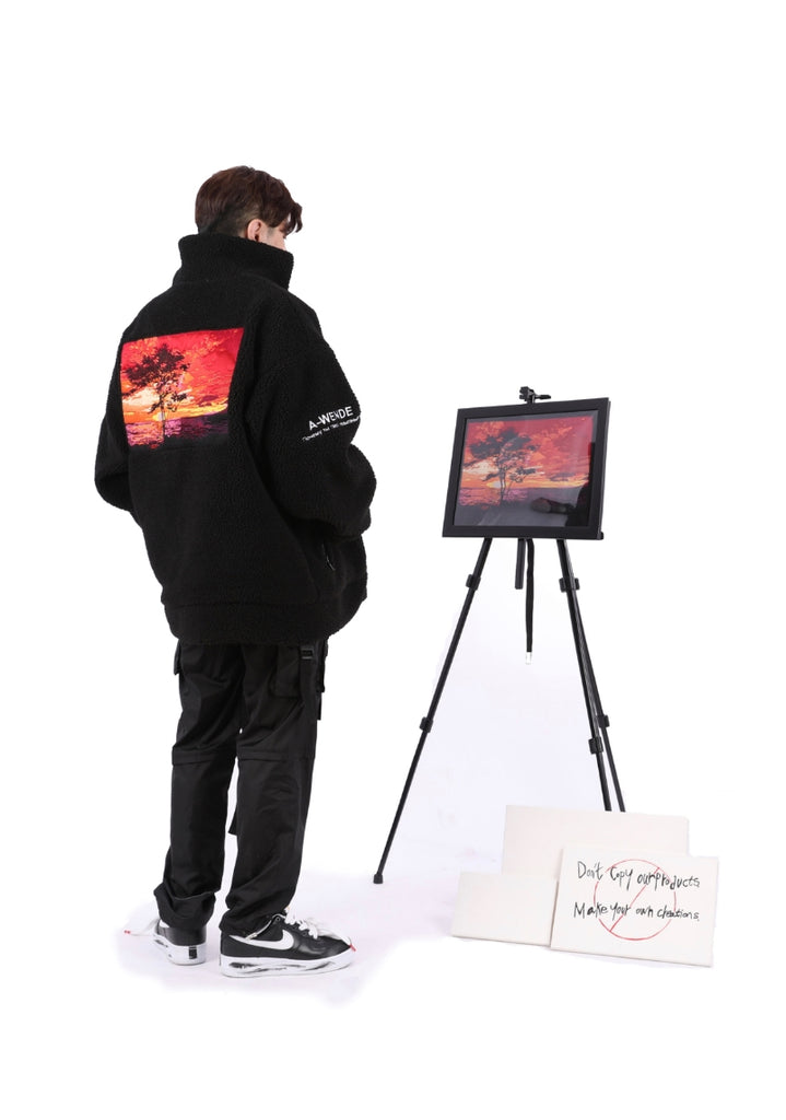 オウェンド(A-WENDE) A-wende Sunset jacket / black