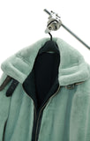 オーワイ(OY) LOGO FUR JACKET - MINT