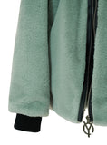 オーワイ(OY) LOGO FUR JACKET - MINT