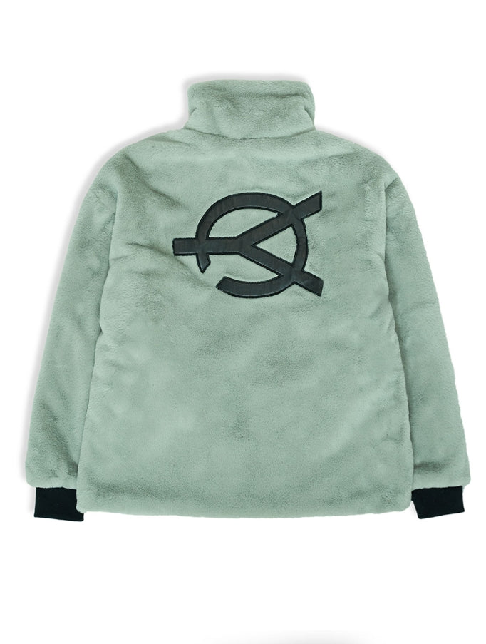 オーワイ(OY) LOGO FUR JACKET - MINT
