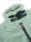 オーワイ(OY) LOGO FUR JACKET - MINT