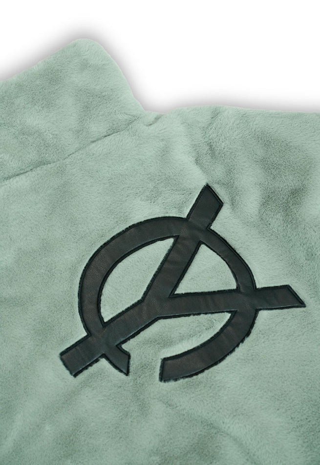 オーワイ(OY) LOGO FUR JACKET - MINT