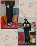 ダブルユーブイプロジェクト(WV PROJECT) BECKY WIDE DENIM PANTS BLACK SYLP7351