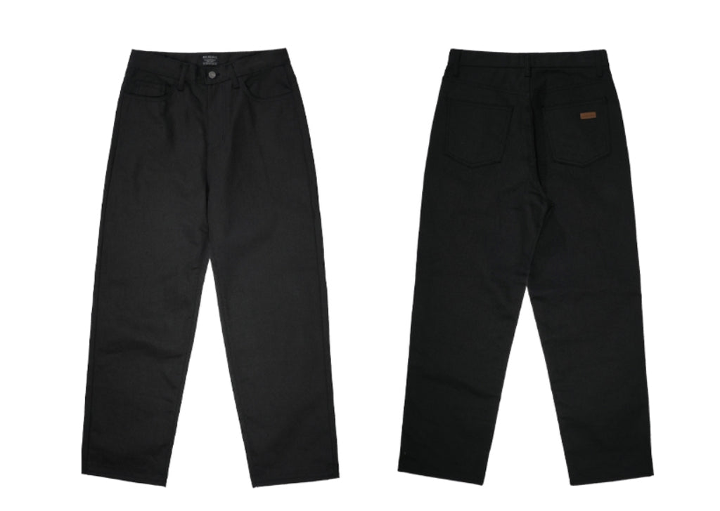 ダブルユーブイプロジェクト(WV PROJECT) BECKY WIDE DENIM PANTS BLACK SYLP7351