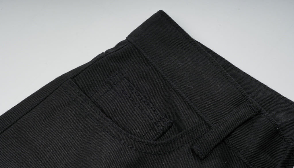 ダブルユーブイプロジェクト(WV PROJECT) BECKY WIDE DENIM PANTS BLACK SYLP7351