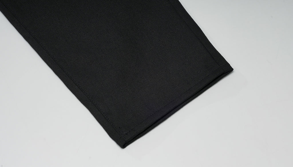 ダブルユーブイプロジェクト(WV PROJECT) BECKY WIDE DENIM PANTS BLACK SYLP7351