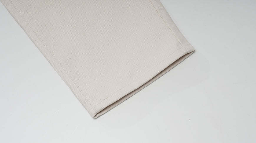 ダブルユーブイプロジェクト(WV PROJECT) BECKY WIDE DENIM PANTS CREAM SYLP7351