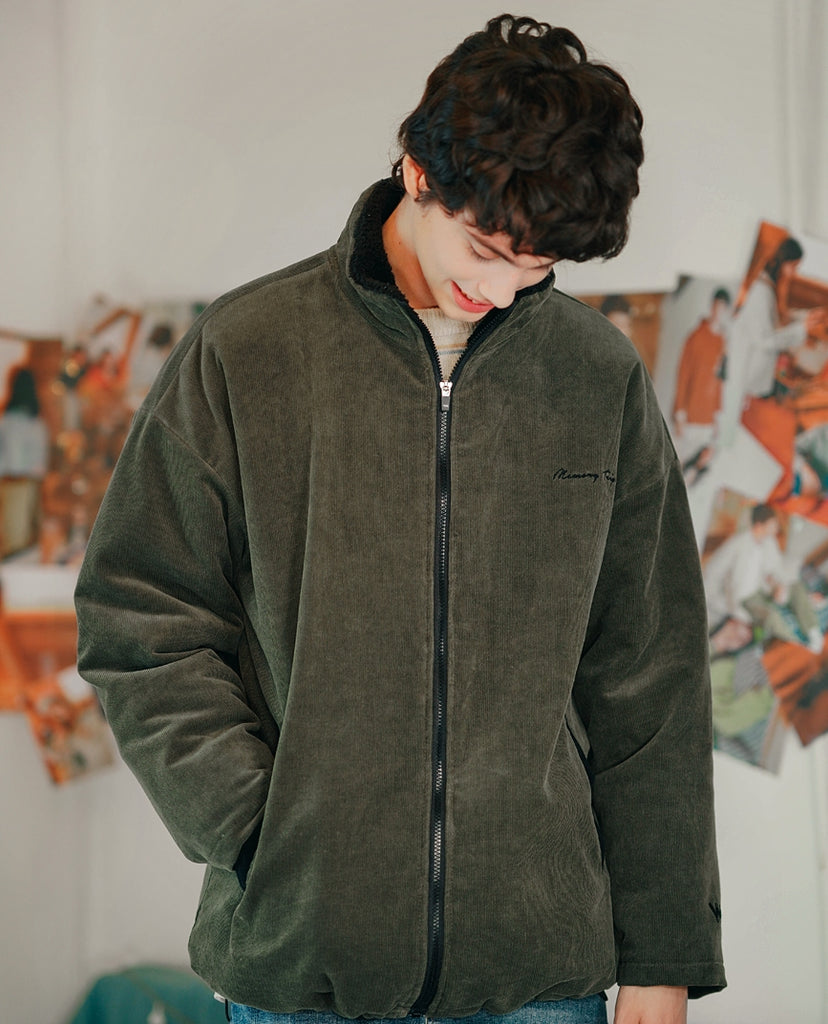 ダブルユーブイプロジェクト(WV PROJECT) Salad Corduroy Jumper Khaki CJOT7350