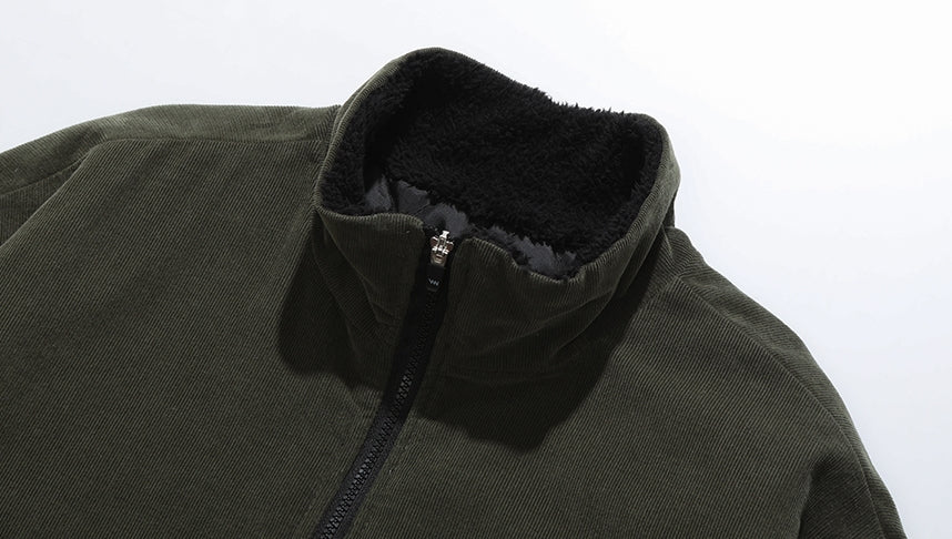 ダブルユーブイプロジェクト(WV PROJECT) Salad Corduroy Jumper Khaki CJOT7350
