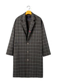 ロマンティッククラウン(ROMANTIC CROWN) FRIDAY THREE BUTTON CHECK COAT_GREY