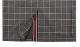 ロマンティッククラウン(ROMANTIC CROWN) FRIDAY THREE BUTTON CHECK COAT_GREY