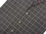 ロマンティッククラウン(ROMANTIC CROWN) FRIDAY THREE BUTTON CHECK COAT_GREY