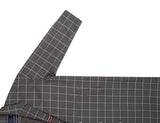 ロマンティッククラウン(ROMANTIC CROWN) FRIDAY THREE BUTTON CHECK COAT_GREY