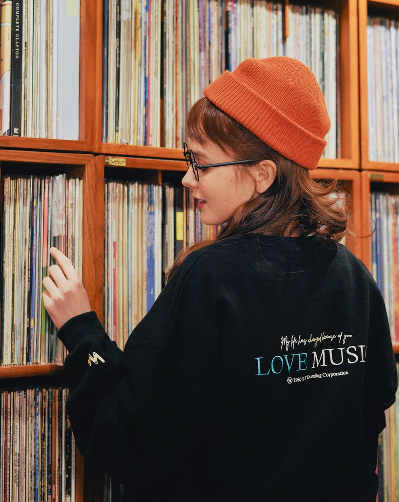 ダブルユーブイプロジェクト(WV PROJECT) TABS SWEAT SHIRT BLACK SYMT7368