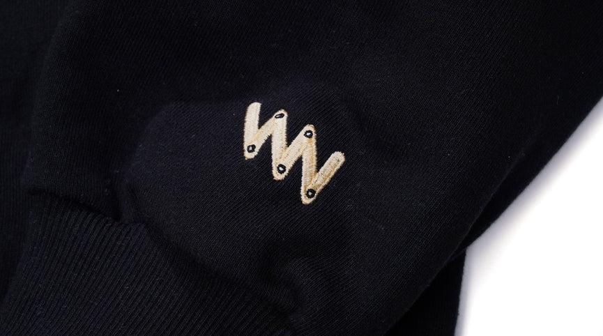 ダブルユーブイプロジェクト(WV PROJECT) TABS SWEAT SHIRT BLACK SYMT7368