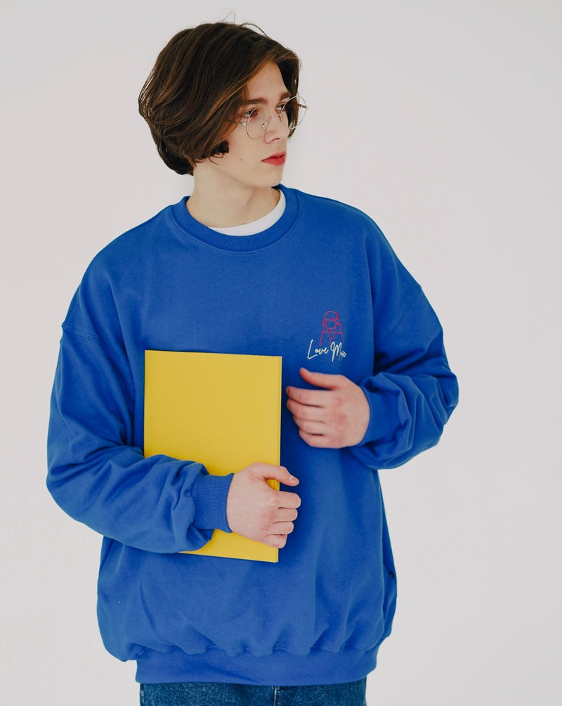 ダブルユーブイプロジェクト(WV PROJECT) TABS SWEAT SHIRT CLASSIC BLUE SYMT7368