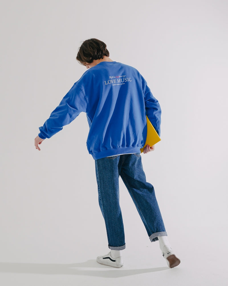 ダブルユーブイプロジェクト(WV PROJECT) TABS SWEAT SHIRT CLASSIC BLUE SYMT7368