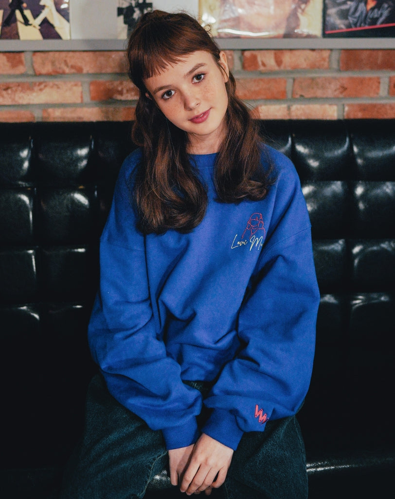 ダブルユーブイプロジェクト(WV PROJECT) TABS SWEAT SHIRT CLASSIC BLUE SYMT7368