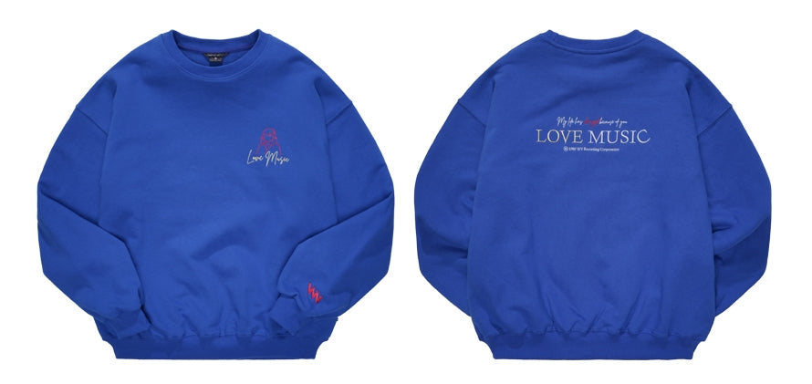 ダブルユーブイプロジェクト(WV PROJECT) TABS SWEAT SHIRT CLASSIC BLUE SYMT7368