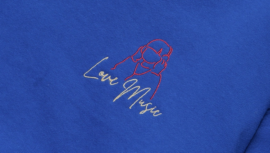 ダブルユーブイプロジェクト(WV PROJECT) TABS SWEAT SHIRT CLASSIC BLUE SYMT7368