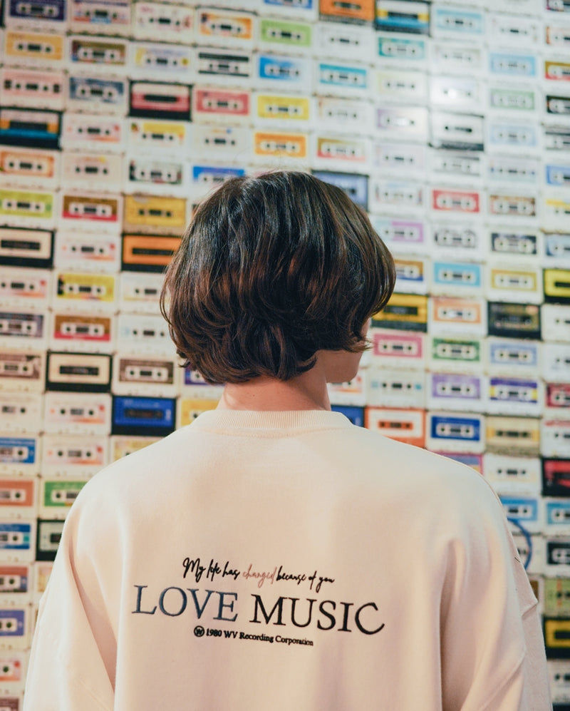 ダブルユーブイプロジェクト(WV PROJECT) TABS SWEAT SHIRT CREAM SYMT7368