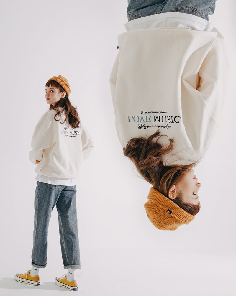 ダブルユーブイプロジェクト(WV PROJECT) TABS SWEAT SHIRT CREAM SYMT7368