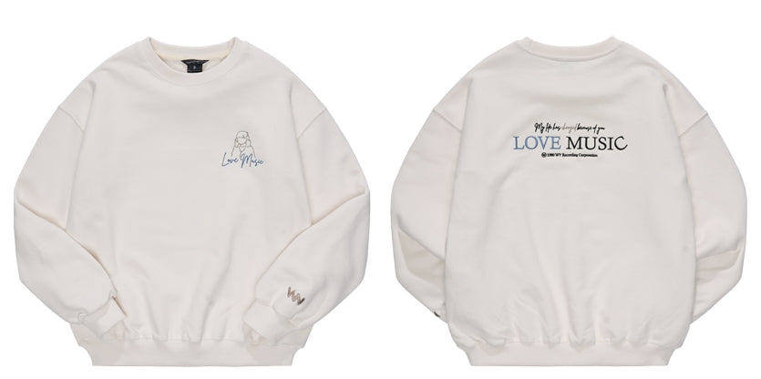 ダブルユーブイプロジェクト(WV PROJECT) TABS SWEAT SHIRT CREAM SYMT7368