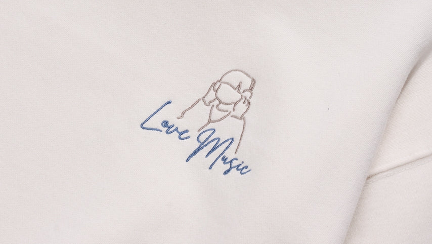 ダブルユーブイプロジェクト(WV PROJECT) TABS SWEAT SHIRT CREAM SYMT7368