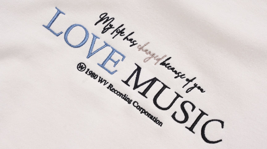 ダブルユーブイプロジェクト(WV PROJECT) TABS SWEAT SHIRT CREAM SYMT7368