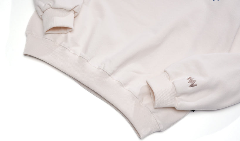 ダブルユーブイプロジェクト(WV PROJECT) TABS SWEAT SHIRT CREAM SYMT7368