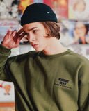 ダブルユーブイプロジェクト(WV PROJECT) SUNSET SWEAT SHIRT KHAKI KHMT7357