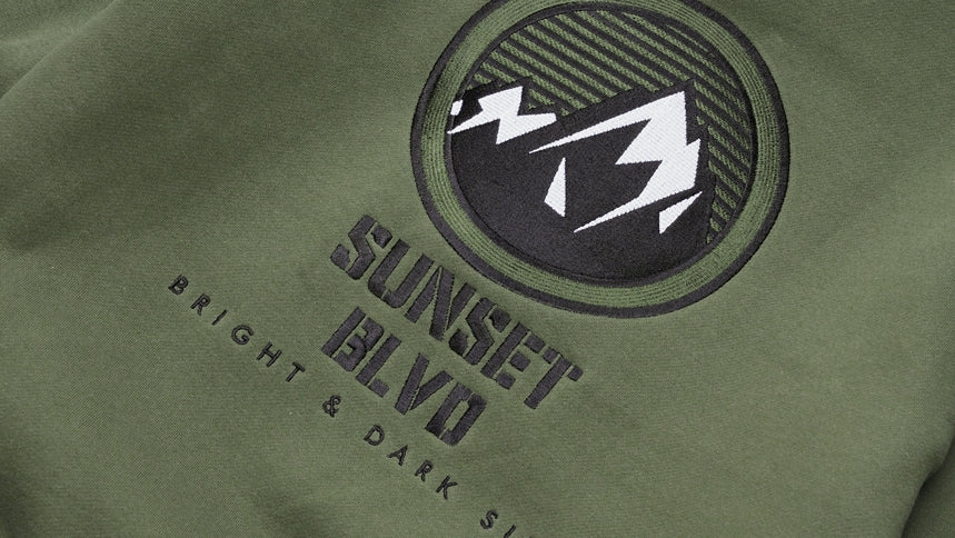 ダブルユーブイプロジェクト(WV PROJECT) SUNSET SWEAT SHIRT KHAKI KHMT7357