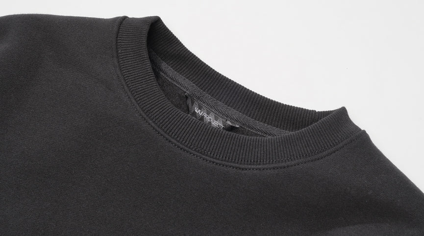 ダブルユーブイプロジェクト(WV PROJECT) SUNSET SWEAT SHIRT BLACK KHMT7357