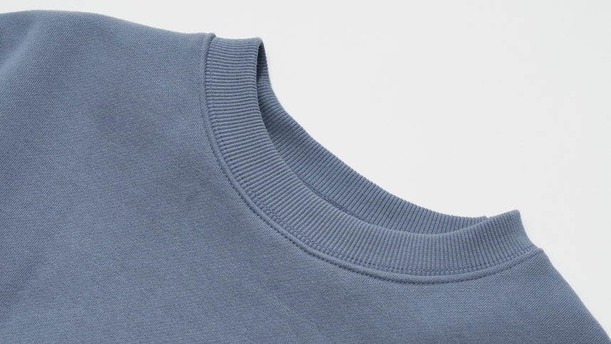 ダブルユーブイプロジェクト(WV PROJECT) SUNSET SWEAT SHIRT BLUE GRAY KHMT7357