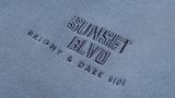 ダブルユーブイプロジェクト(WV PROJECT) SUNSET SWEAT SHIRT BLUE GRAY KHMT7357