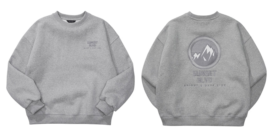ダブルユーブイプロジェクト(WV PROJECT) SUNSET SWEAT SHIRT GRAY KHMT7357
