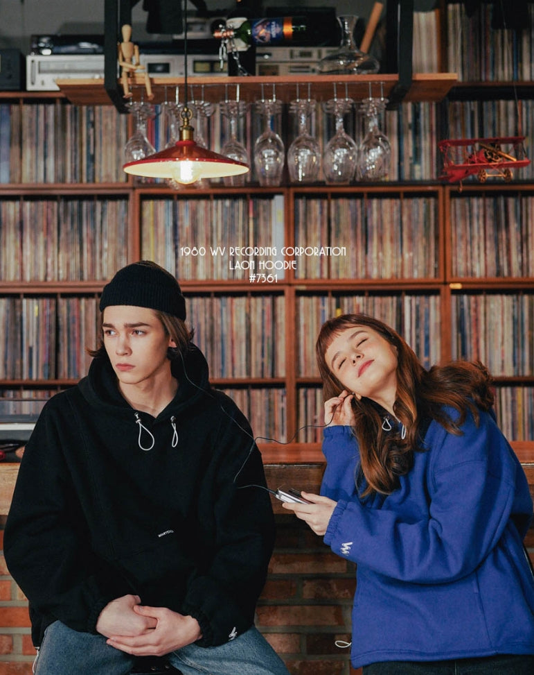 ダブルユーブイプロジェクト(WV PROJECT) LAON HOODIE BLUE MJHD7361