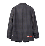 ベドインベド(BADINBAD) CANABY STREET CHECK JACKET_CHARCOAL