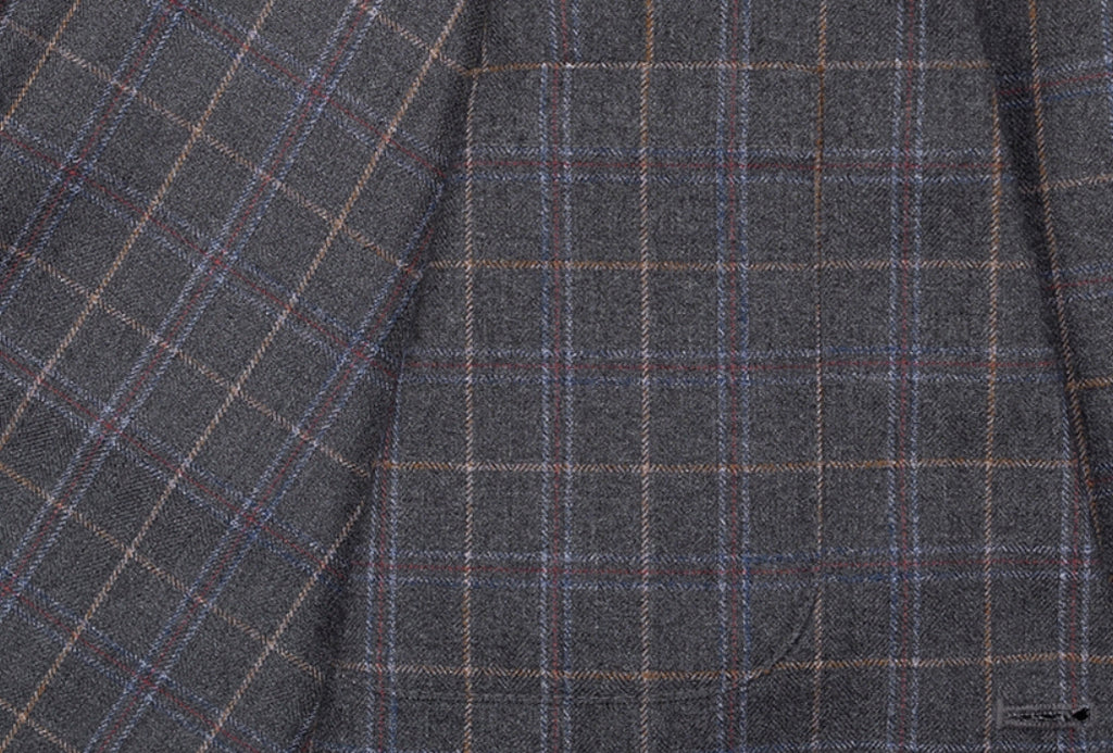 ベドインベド(BADINBAD) CANABY STREET CHECK JACKET_CHARCOAL